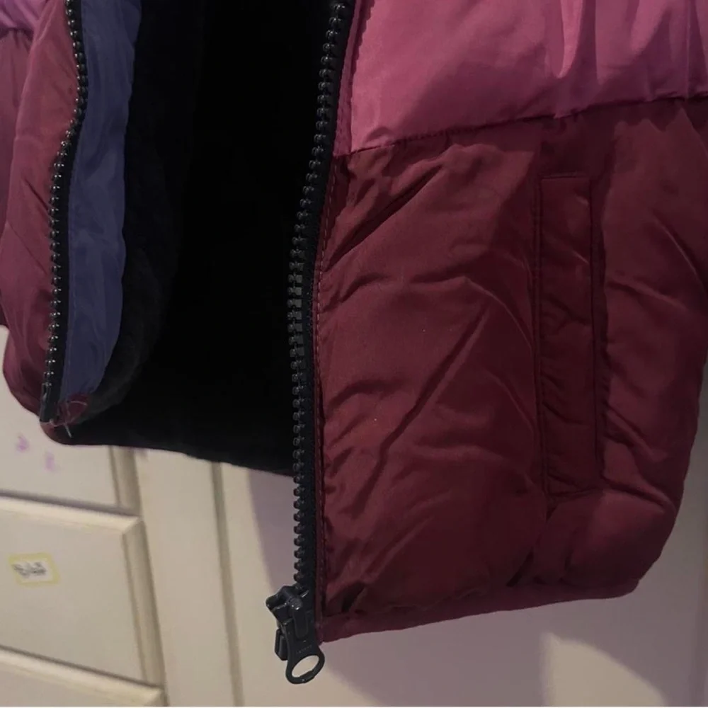 Swiss Tech Kids Puffer Jacket - Purple, Pink, and Navy - Picture 3 of 5